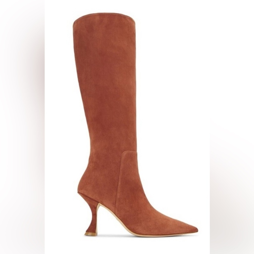 Stuart Weitzman Brown Heeled Boots